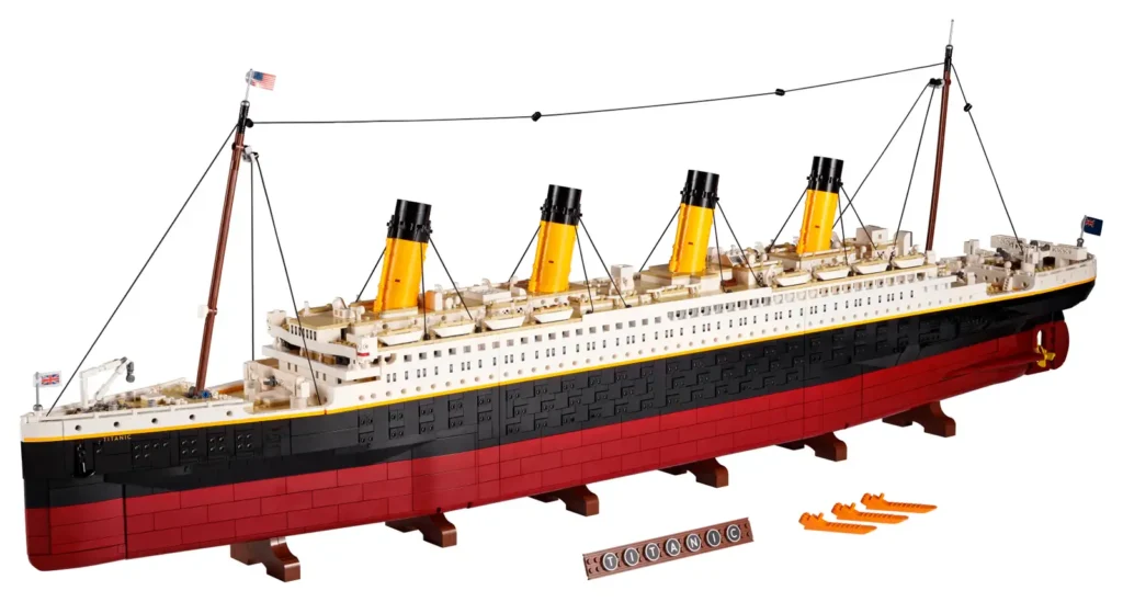 Hoe lang lego set huren? De Lego Titanic kost ongeveer 36 uur om te bouwen